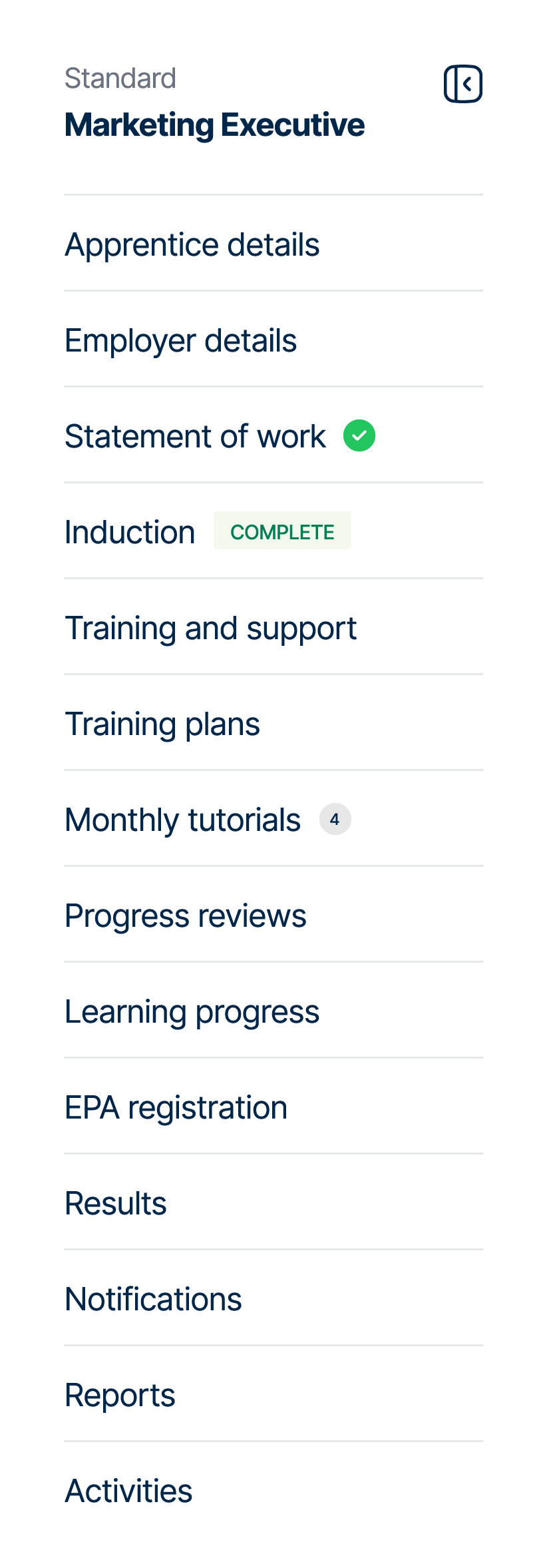 Apprenticeship management