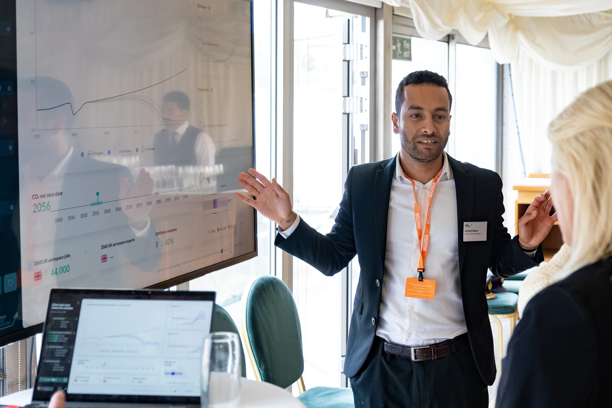 Dr Samuel Gabra at the House of Commons